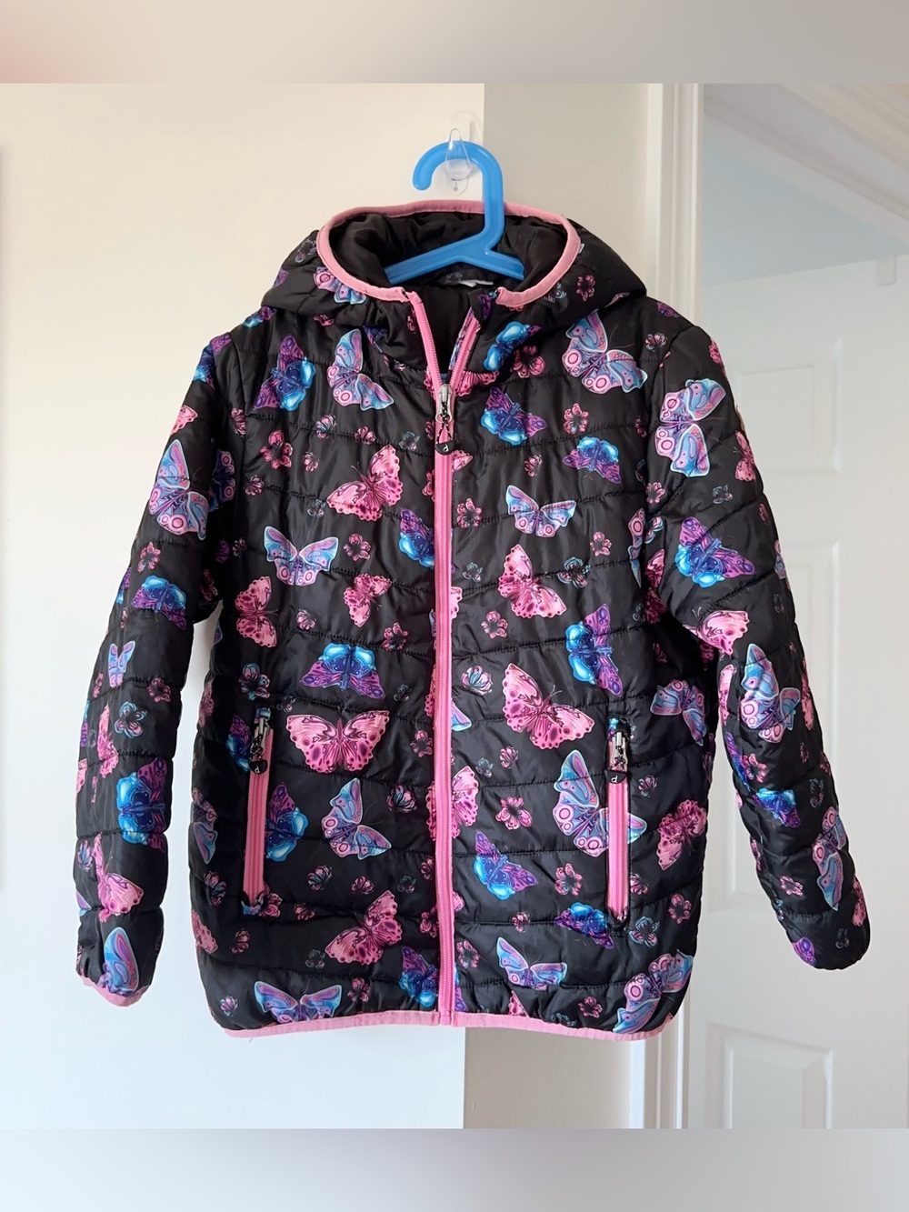 Deux par Deux Girl Quilted Mid-Season Jacket